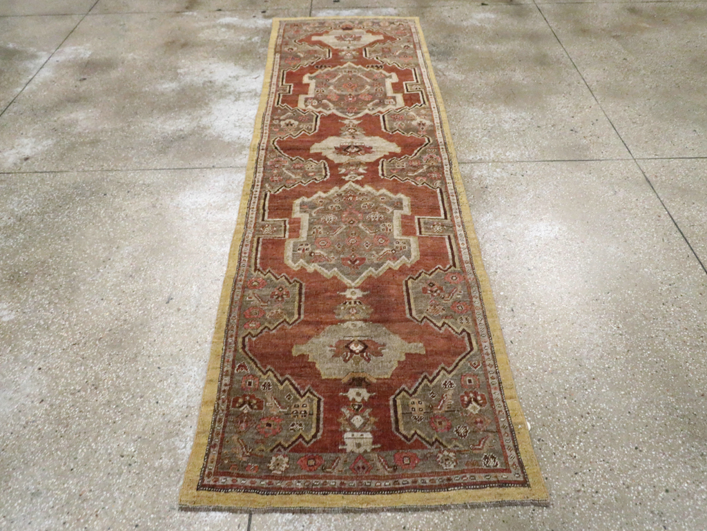 Antique Persian Bidjar Runner, No.8413 - Gsblank