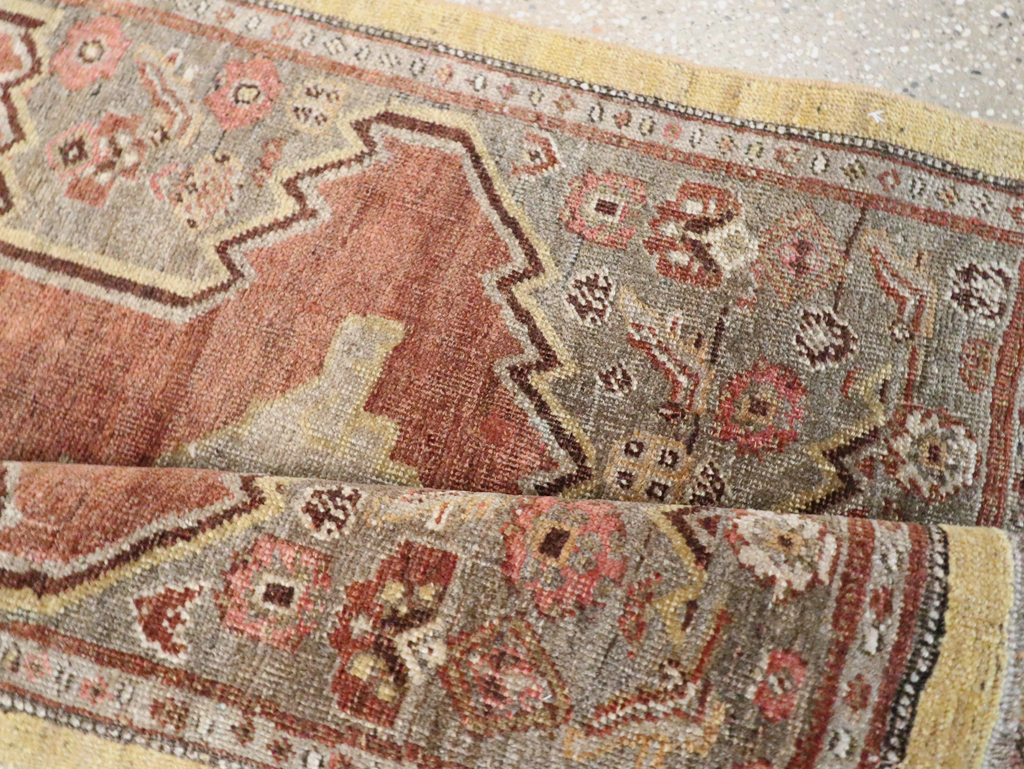 Antique Persian Bidjar Runner, No.8413 - Gsblank