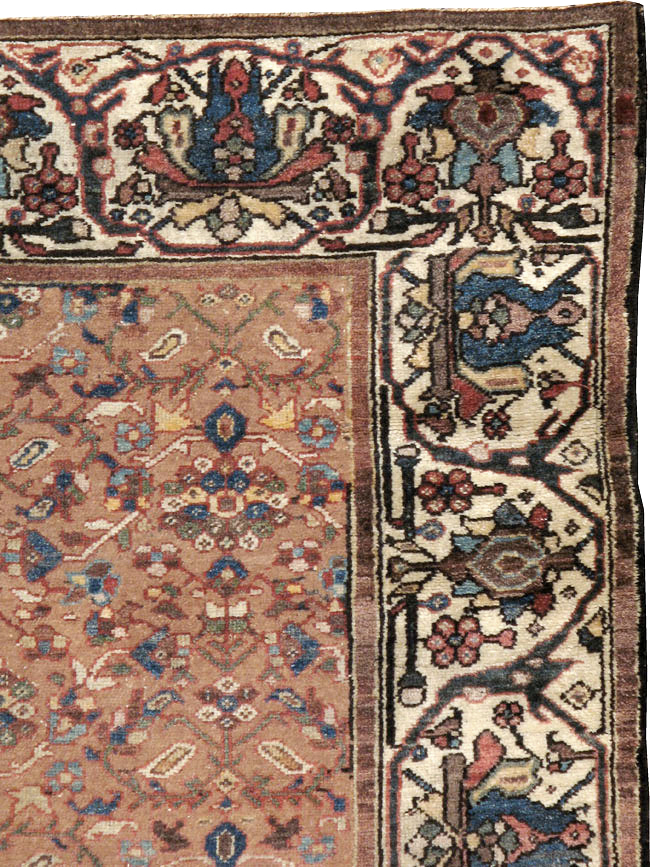 Antique Persian Malayer Wide Gallery Runner, No.8422 - Gsblank