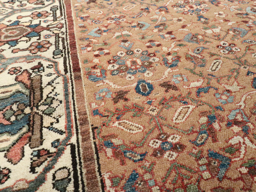 Antique Persian Malayer Wide Gallery Runner, No.8422 - Gsblank