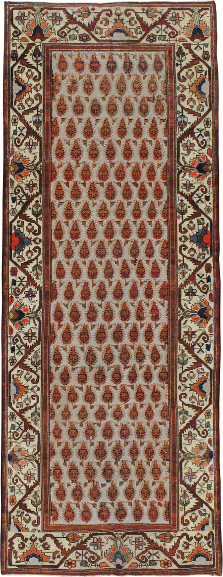 Antique Persian Malayer Runner, No.8423 - Gsblank