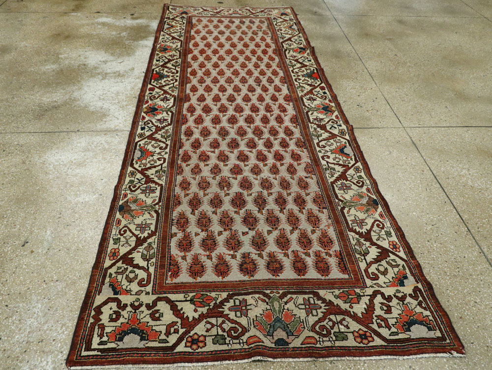 Antique Persian Malayer Runner, No.8423 - Gsblank