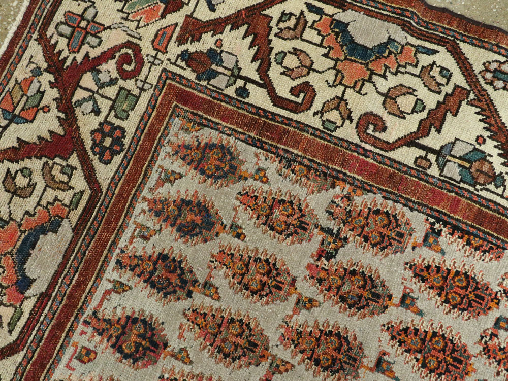 Antique Persian Malayer Runner, No.8423 - Gsblank