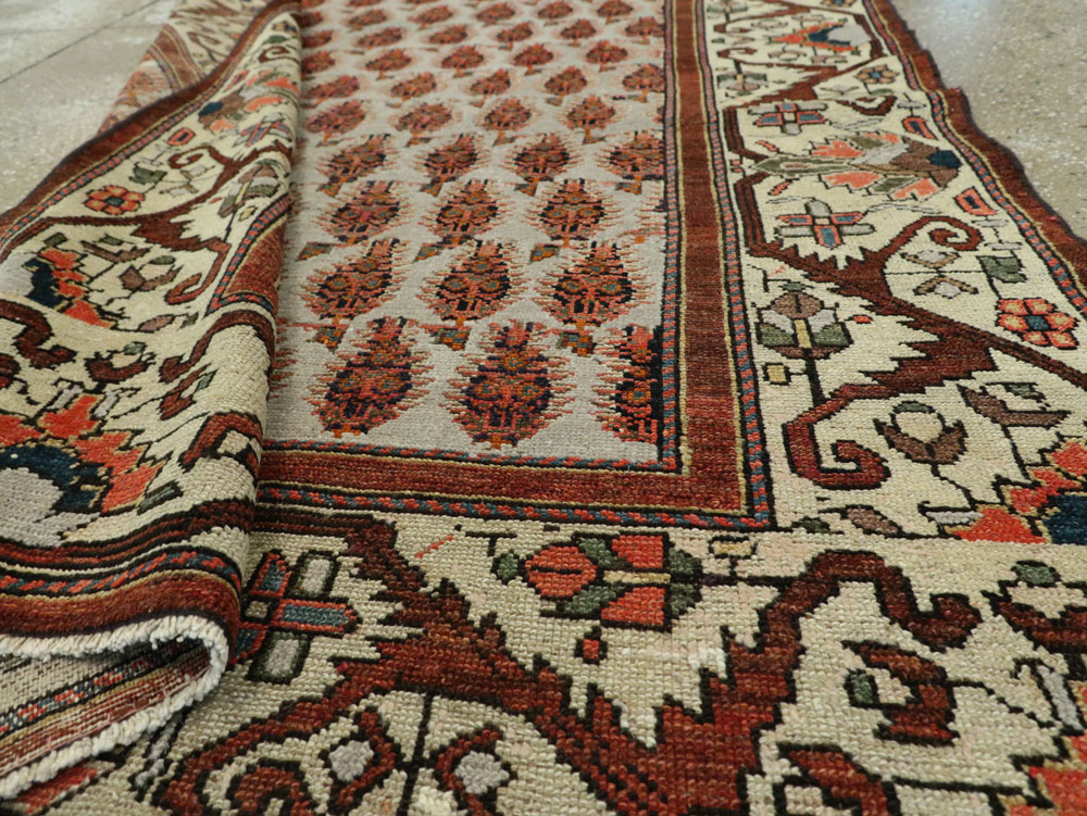 Antique Persian Malayer Runner, No.8423 - Gsblank