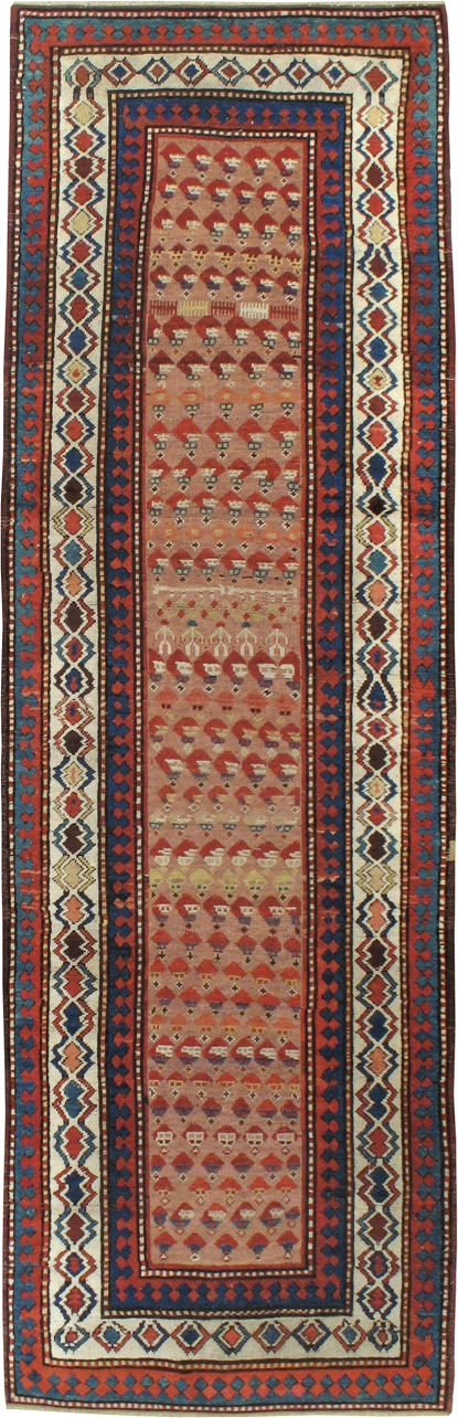 Antique Caucasian Kazak Rug, No.8429 - Gsblank