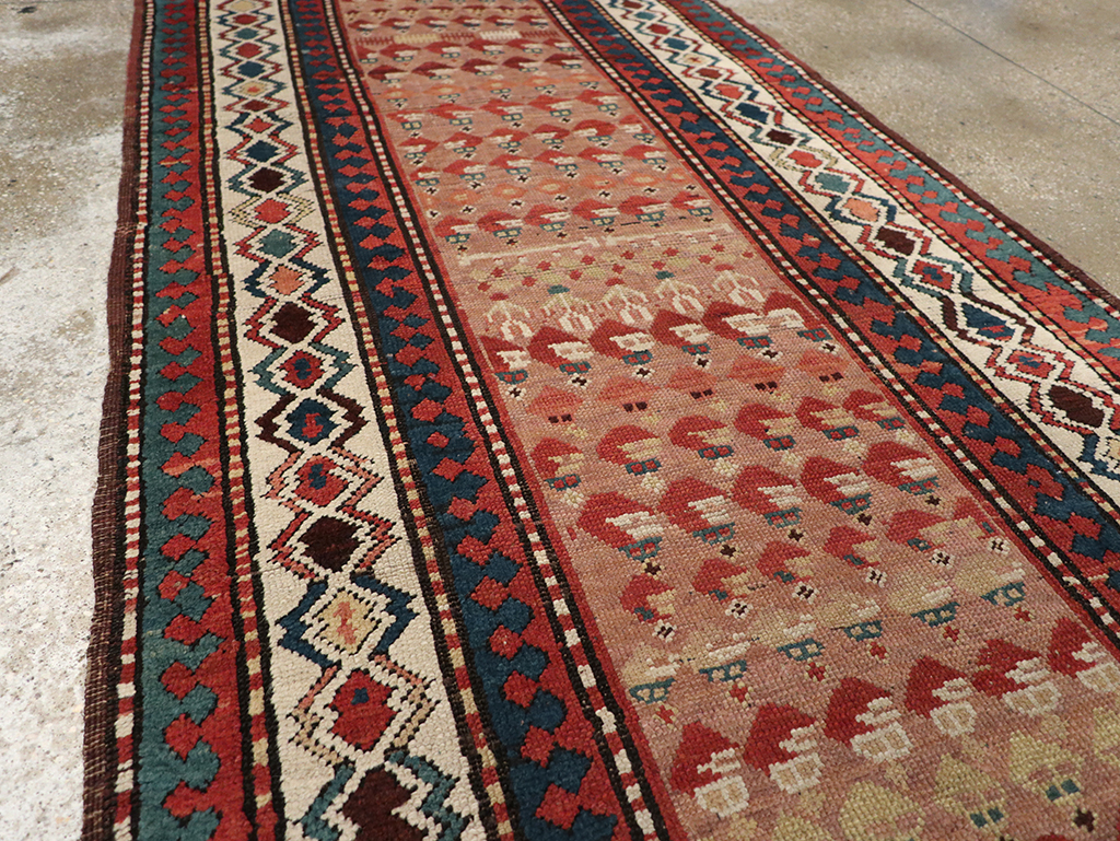 Antique Caucasian Kazak Rug, No.8429 - Gsblank