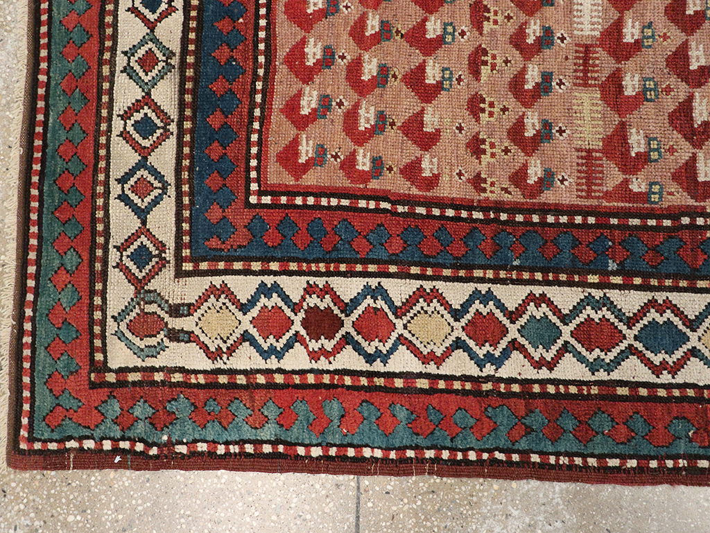 Antique Caucasian Kazak Rug, No.8429 - Gsblank