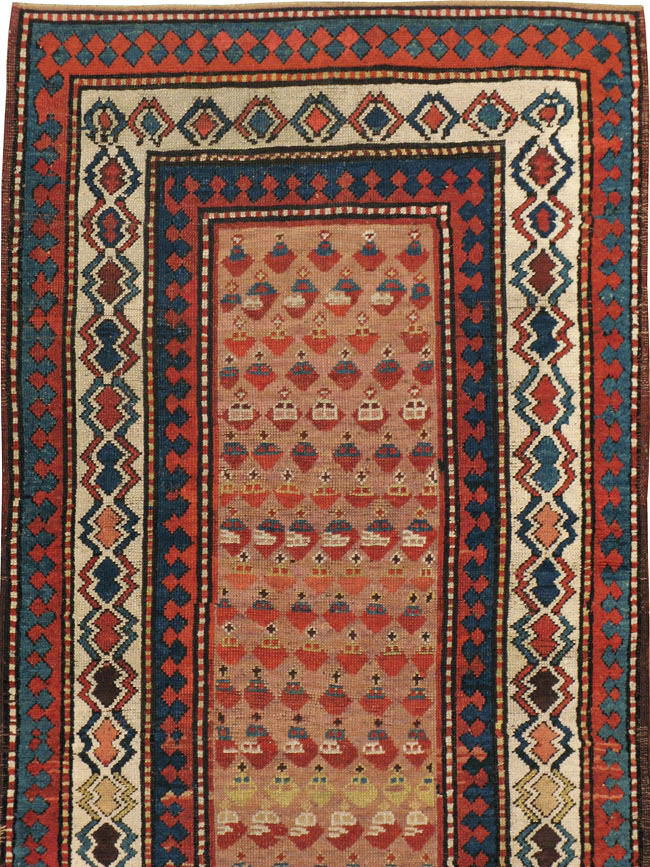 Antique Caucasian Kazak Rug, No.8429 - Gsblank