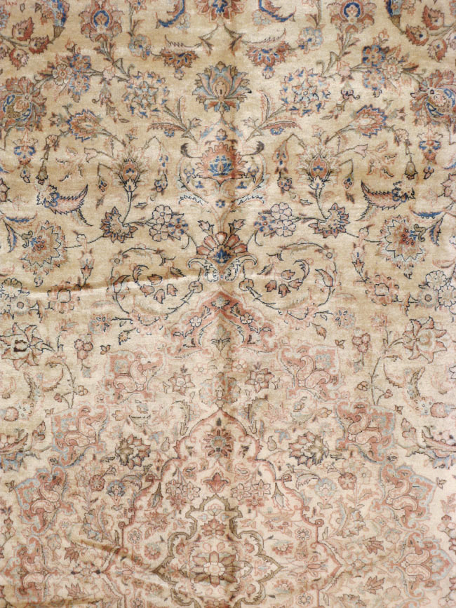 Vintage Persian Kashan Carpet, No.8446 - Gsblank