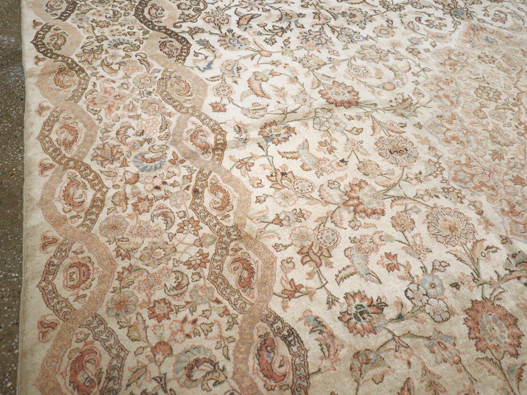 Vintage Persian Kashan Carpet, No.8446 - Gsblank