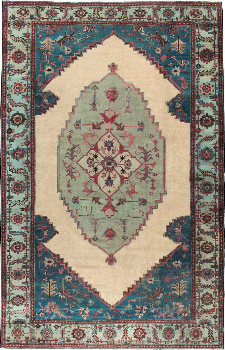 Antique Persian Bakshaish Carpet, No.8455 - Gsblank