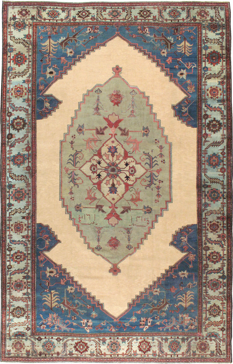 Antique Persian Bakshaish Carpet, No.8455 - Gsblank