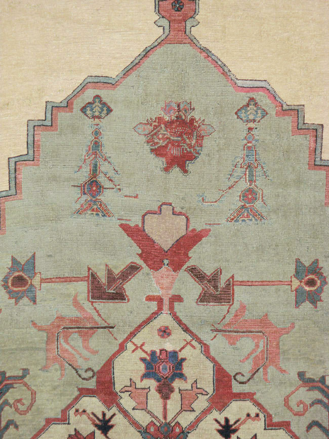 Antique Persian Bakshaish Carpet, No.8455 - Gsblank