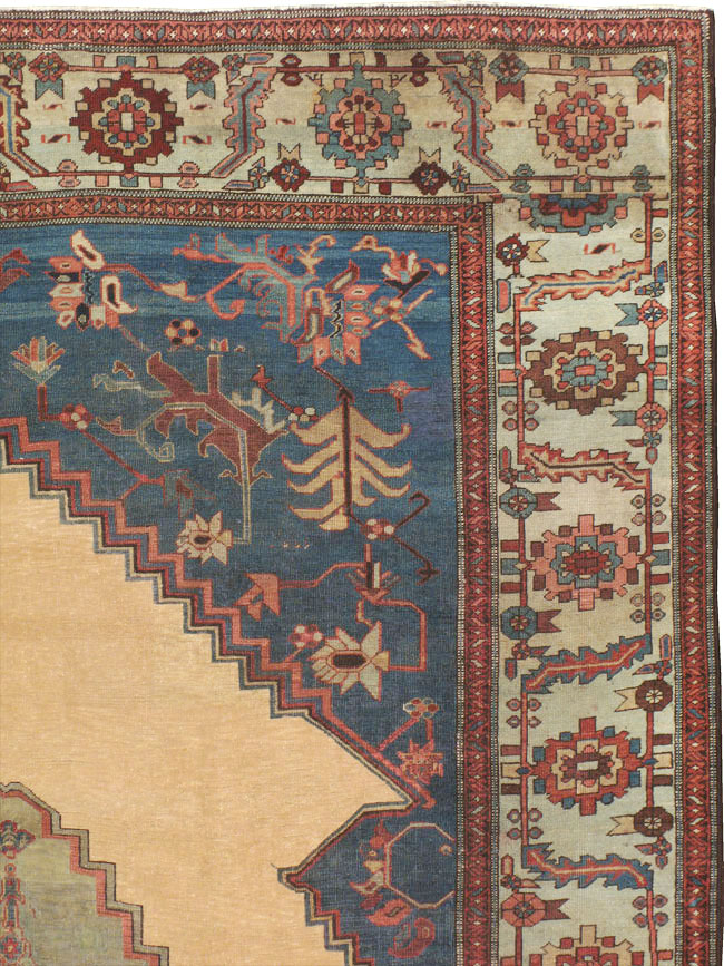 Antique Persian Bakshaish Carpet, No.8455 - Gsblank