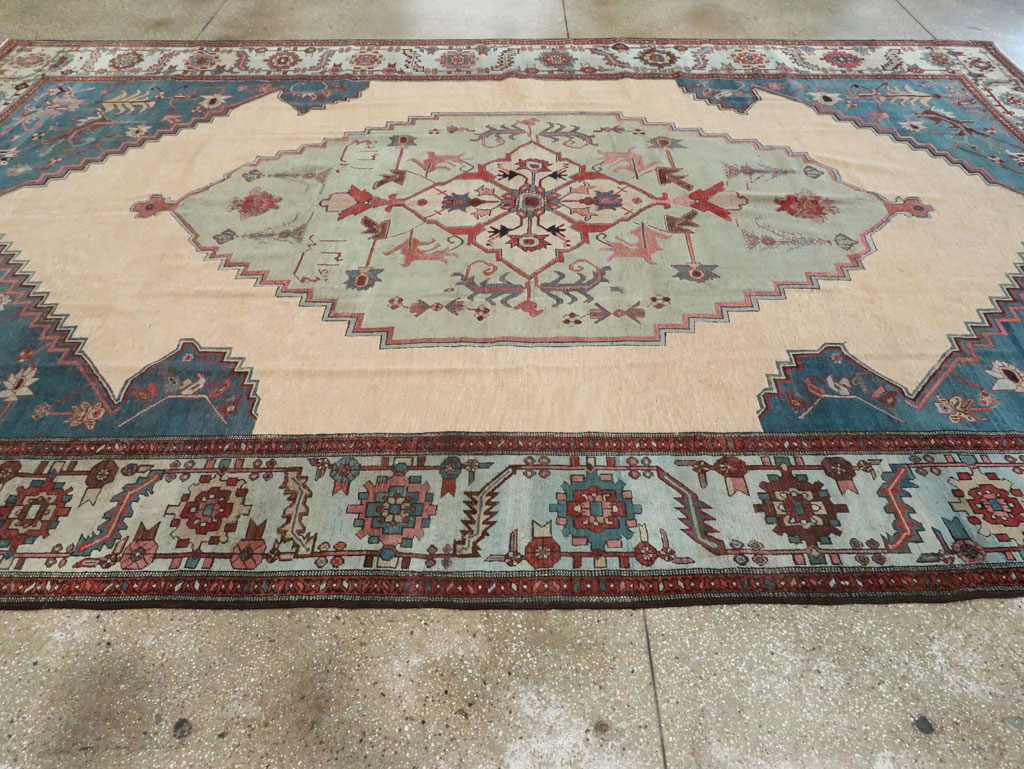 Antique Persian Bakshaish Carpet, No.8455 - Gsblank