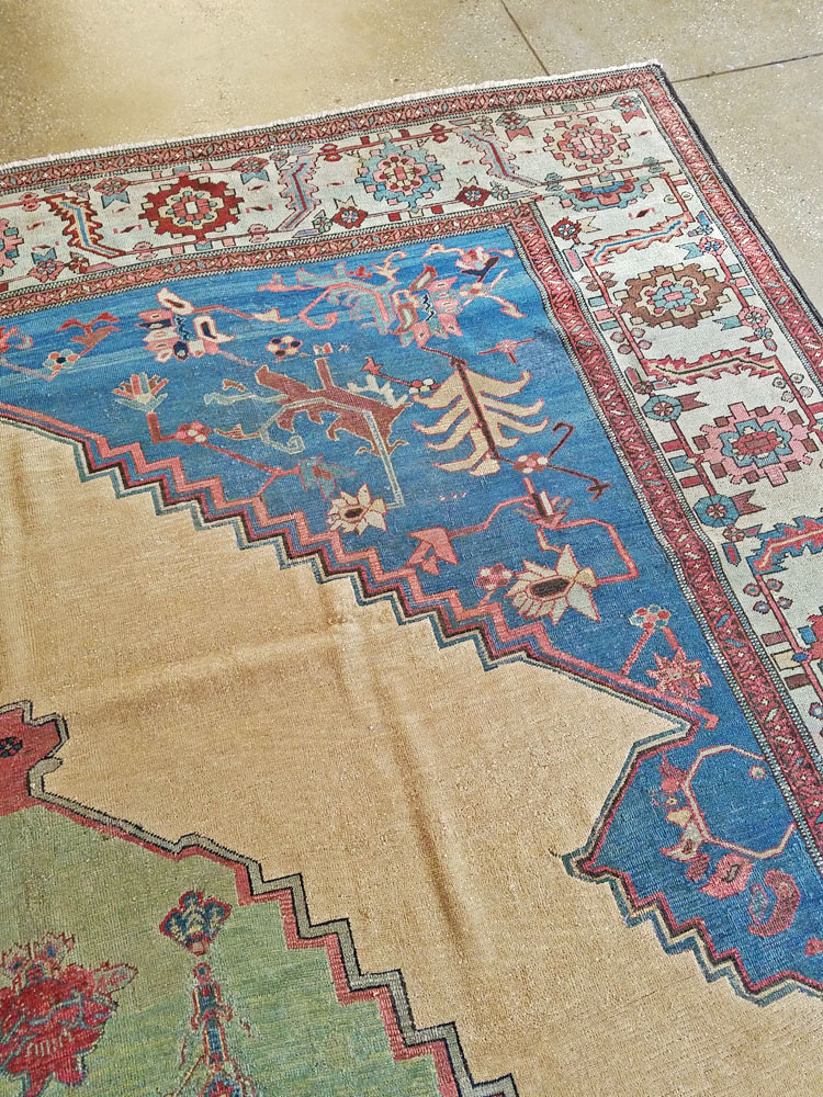 Antique Persian Bakshaish Carpet, No.8455 - Gsblank