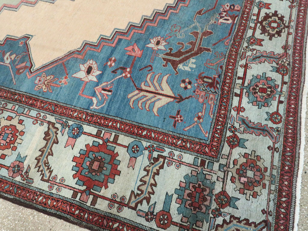 Antique Persian Bakshaish Carpet, No.8455 - Gsblank