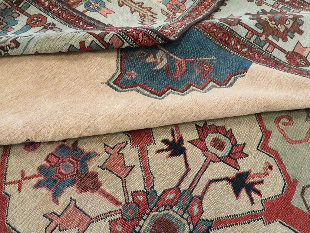 Antique Persian Bakshaish Carpet, No.8455 - Gsblank