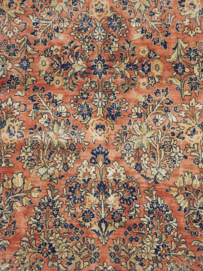 Antique Persian Sarouk Square Carpet, No.8459 - Gsblank