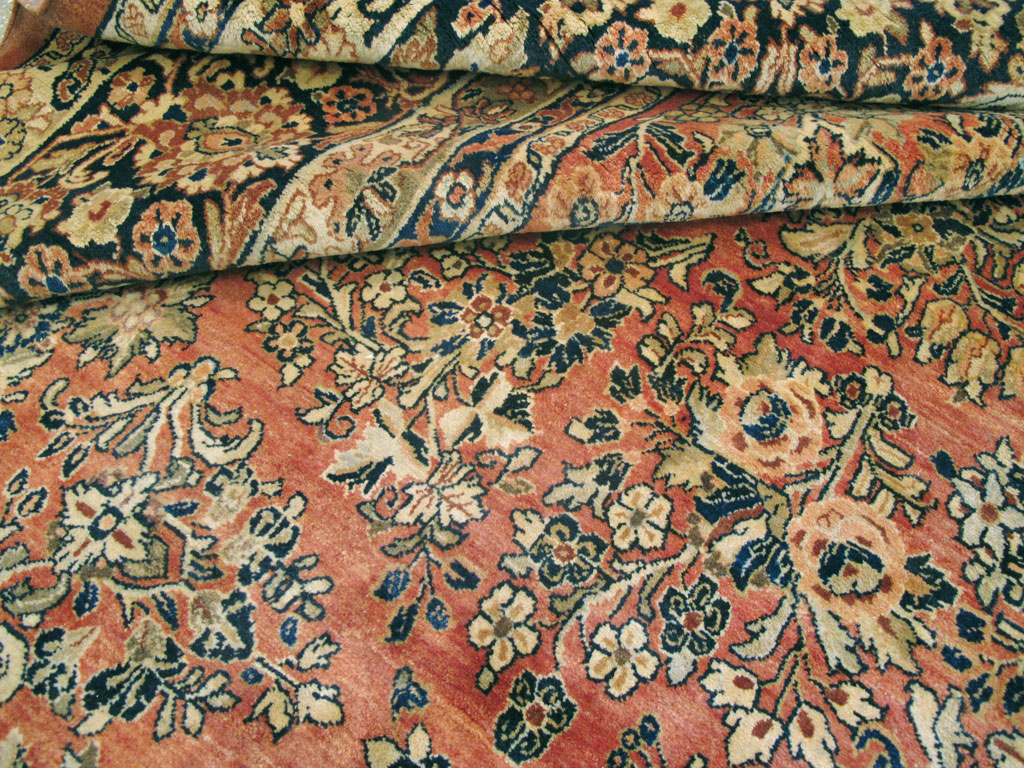 Antique Persian Sarouk Square Carpet, No.8459 - Gsblank