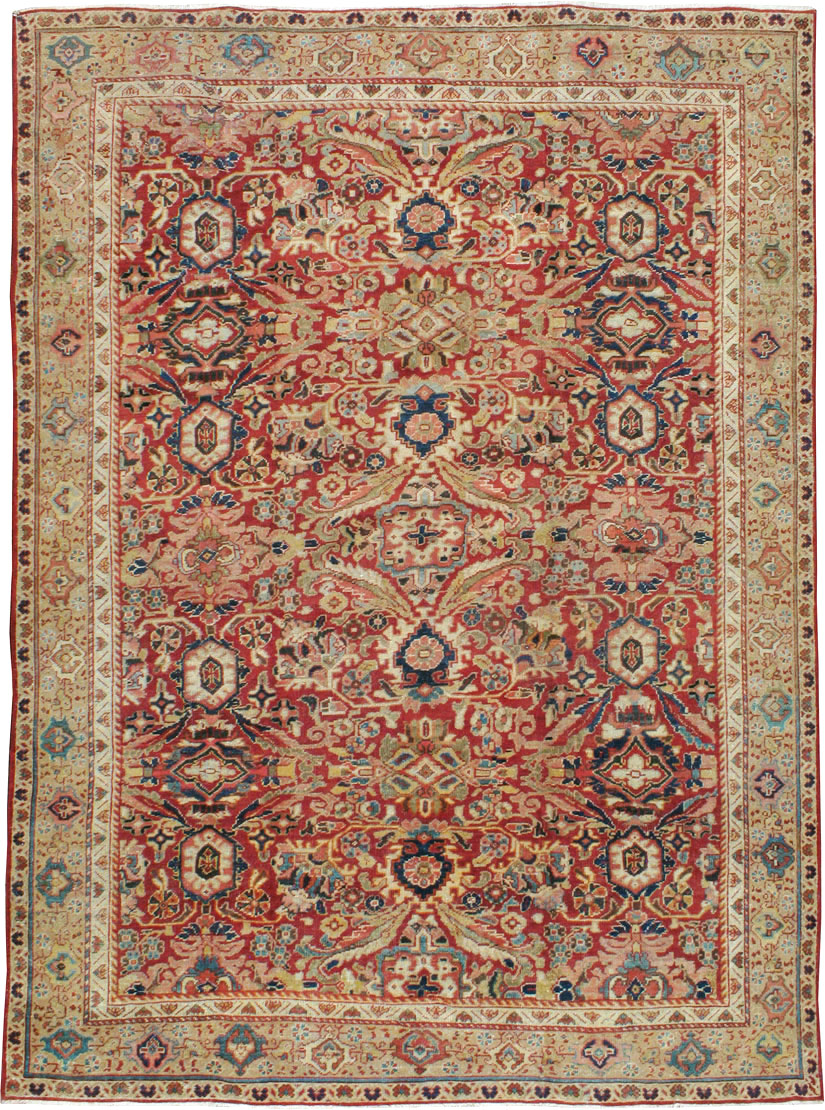 Vintage Persian Mahal Carpet, No.8464 - Gsblank
