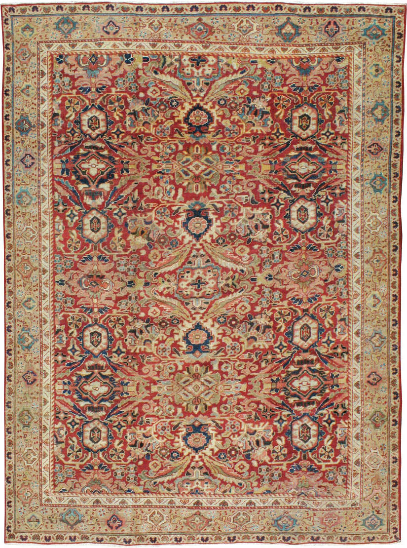 Vintage Persian Mahal Carpet, No.8464 - Gsblank
