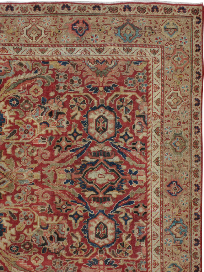 Vintage Persian Mahal Carpet, No.8464 - Gsblank