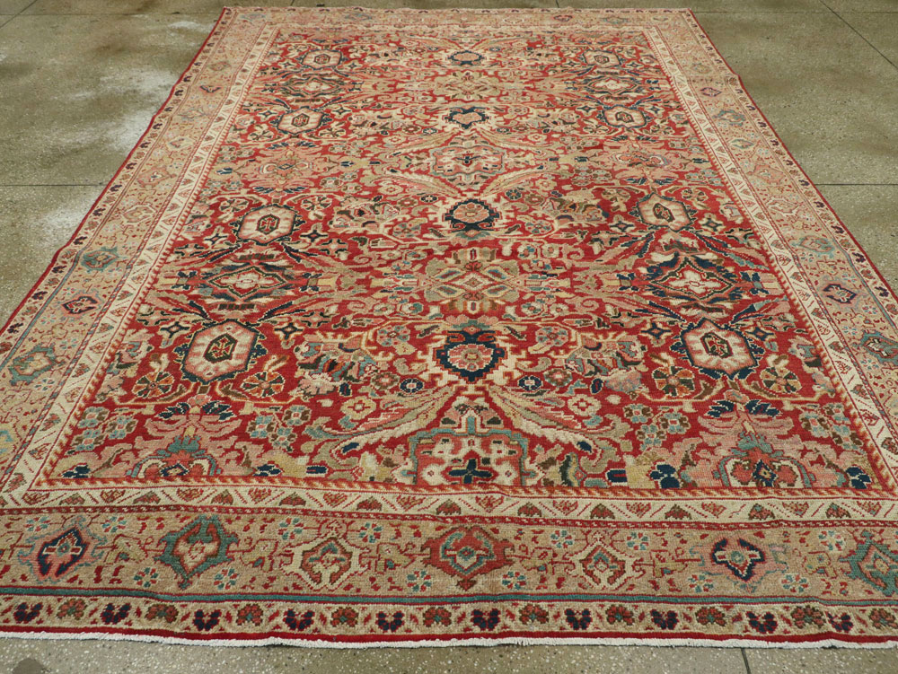 Vintage Persian Mahal Carpet, No.8464 - Gsblank