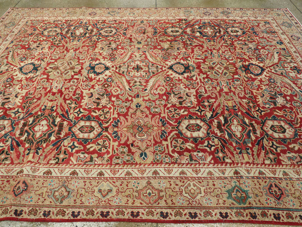 Vintage Persian Mahal Carpet, No.8464 - Gsblank