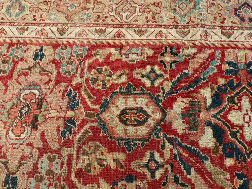 Vintage Persian Mahal Carpet, No.8464 - Gsblank