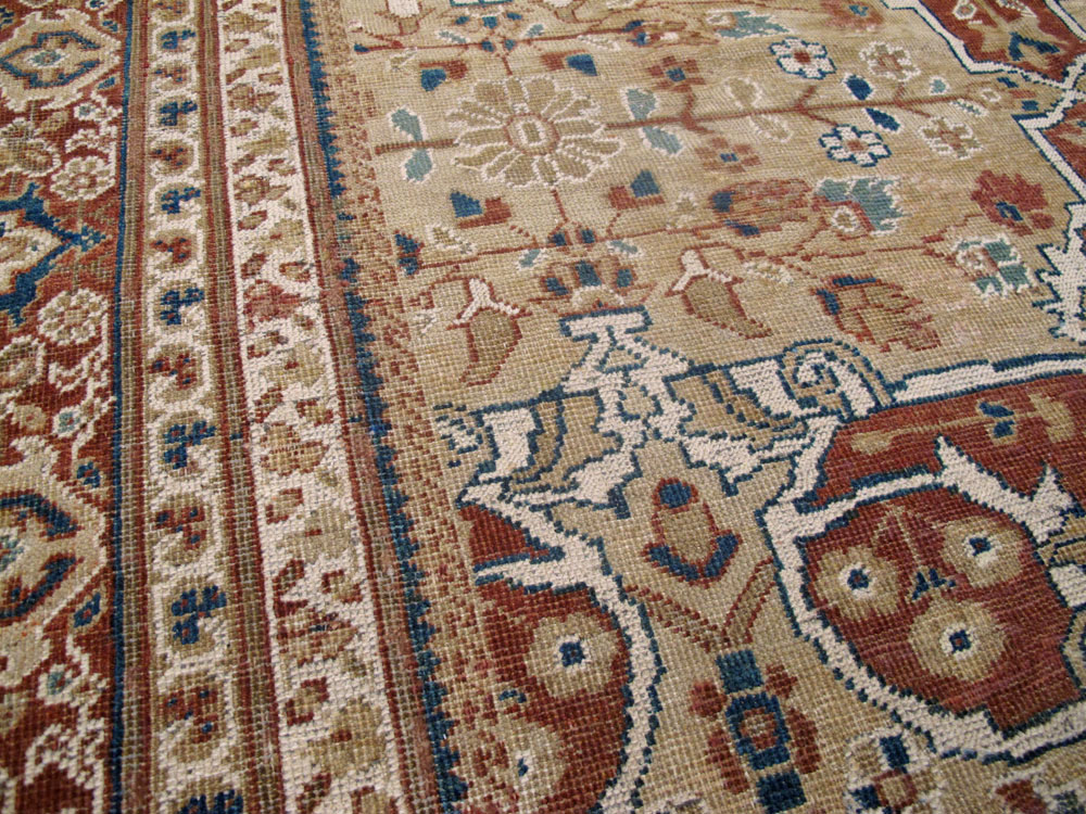 Antique Persian Mahal Carpet, No.8470 - Gsblank