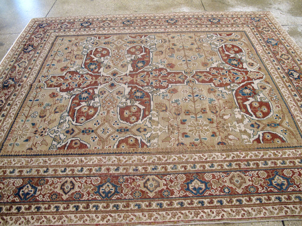 Antique Persian Mahal Carpet, No.8470 - Gsblank