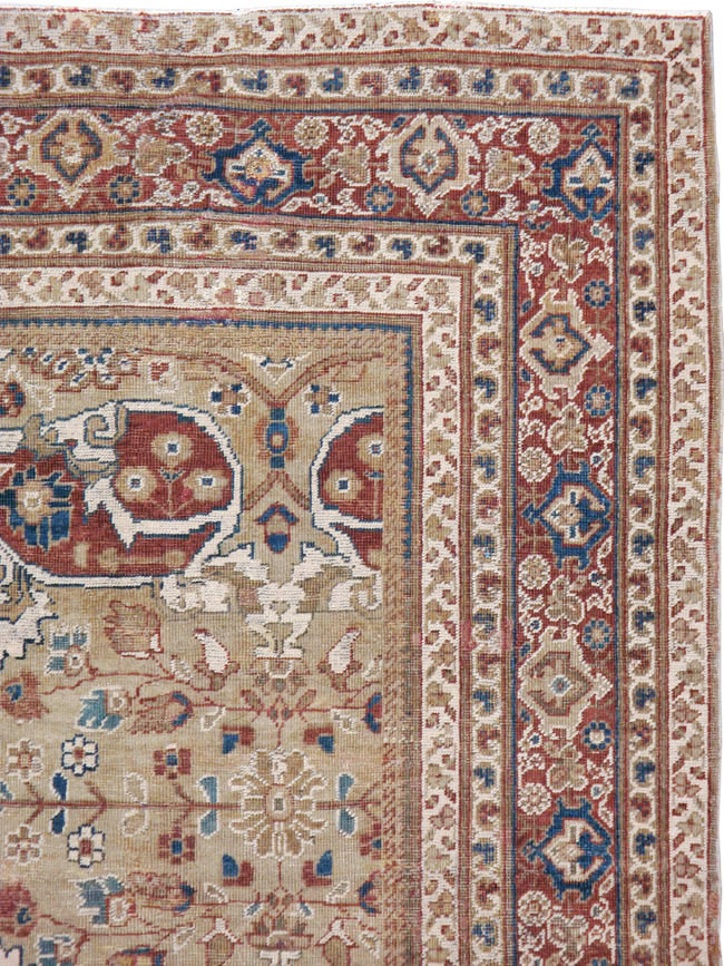 Antique Persian Mahal Carpet, No.8470 - Gsblank