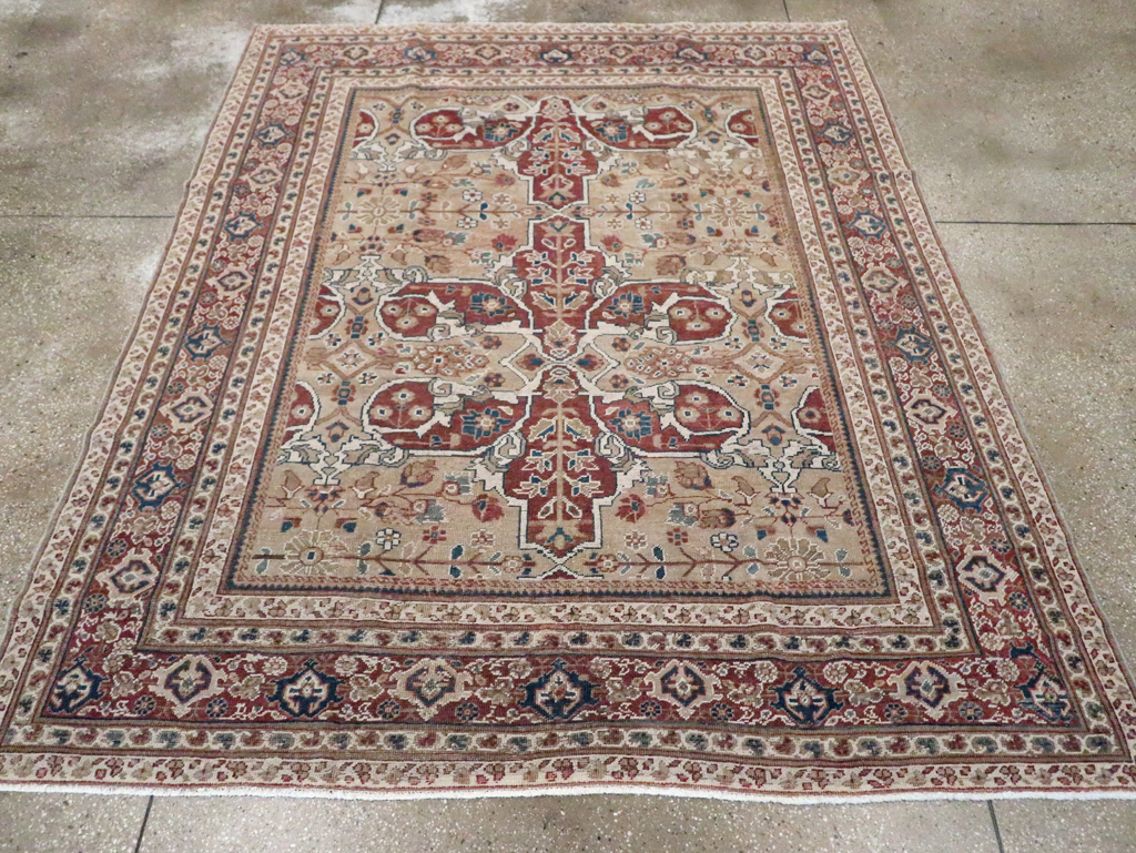 Antique Persian Mahal Carpet, No.8470 - Gsblank