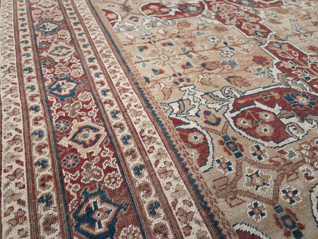 Antique Persian Mahal Carpet, No.8470 - Gsblank