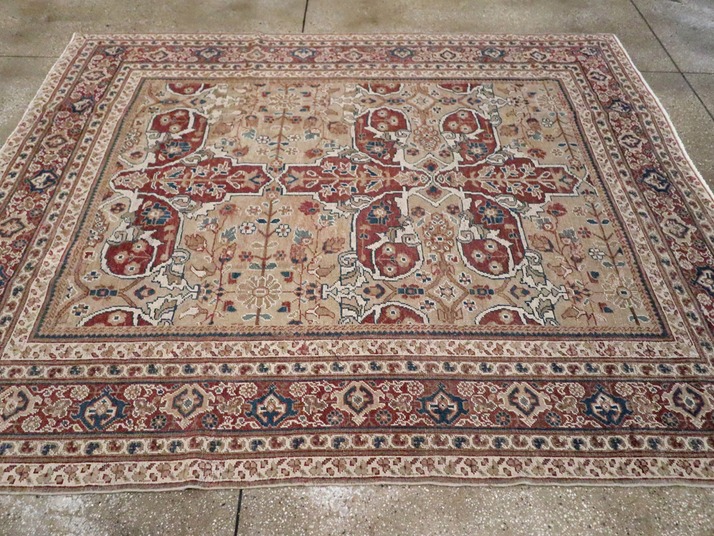 Antique Persian Mahal Carpet, No.8470 - Gsblank