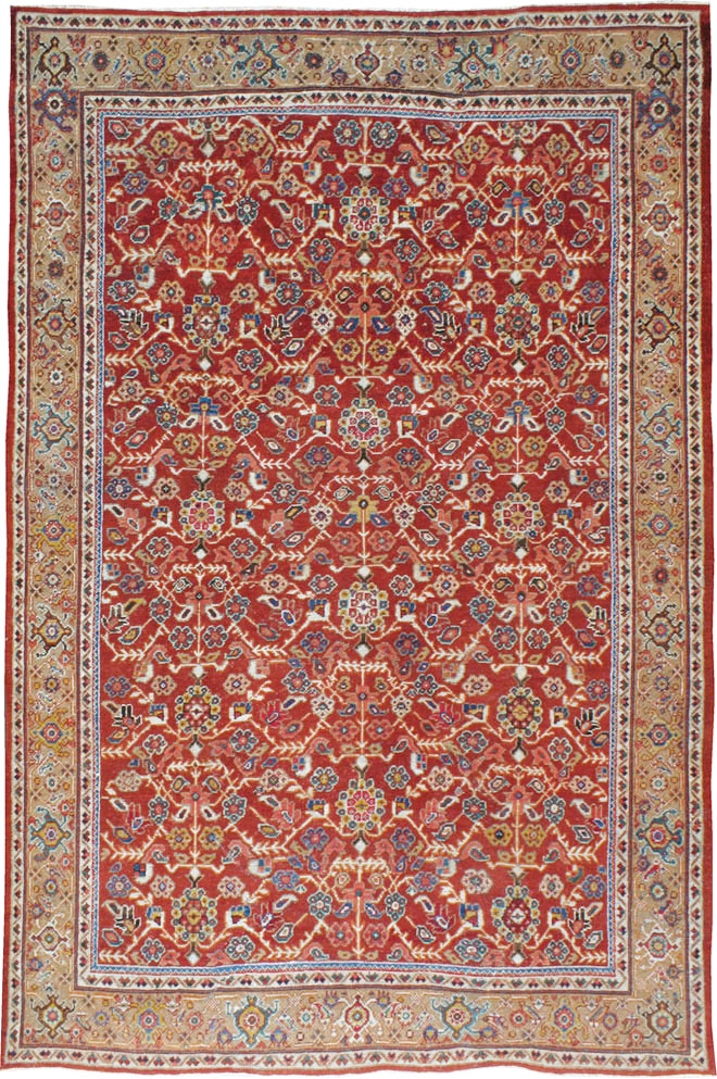 Antique Persian Mahal Carpet, No.8472 - Gsblank