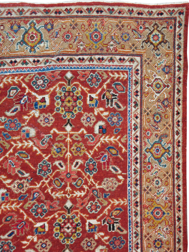Antique Persian Mahal Carpet, No.8472 - Gsblank