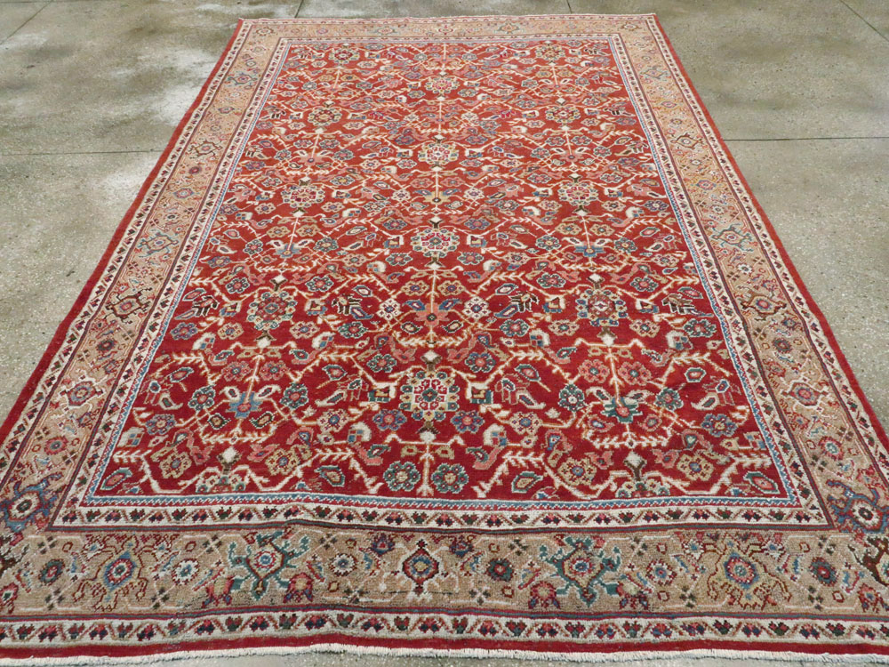 Antique Persian Mahal Carpet, No.8472 - Gsblank