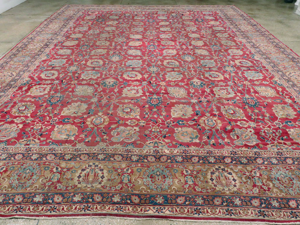 Antique Persian Kerman Carpet, No.8480 - Gsblank