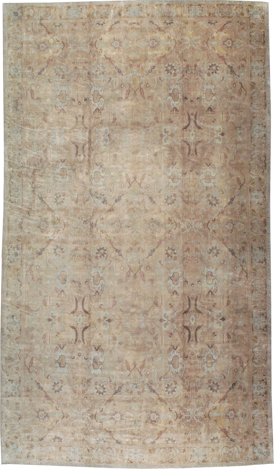 Antique Indian Agra Carpet, No.8497 - Gsblank