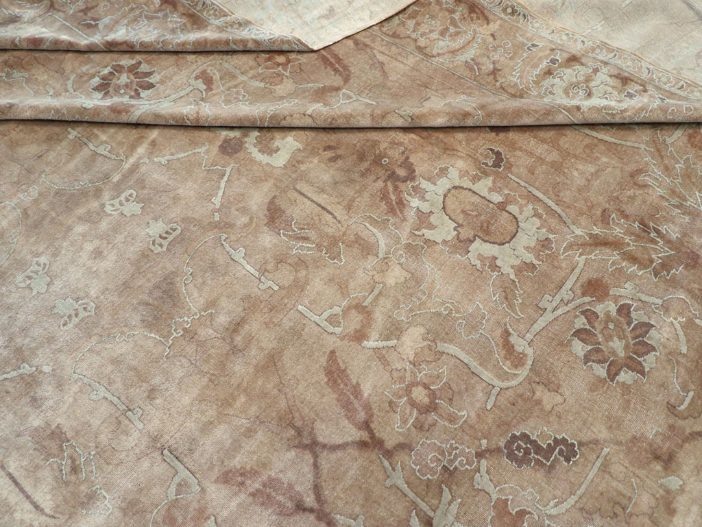 Antique Indian Agra Carpet, No.8497 - Gsblank