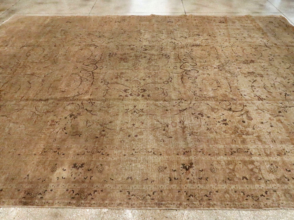 Antique Persian Mashad Carpet, No.8505 - Gsblank