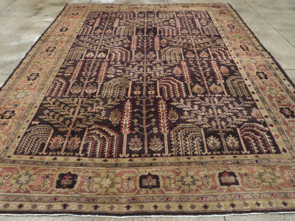 Antique Turkish Oushak Carpet, No.8507 - Gsblank