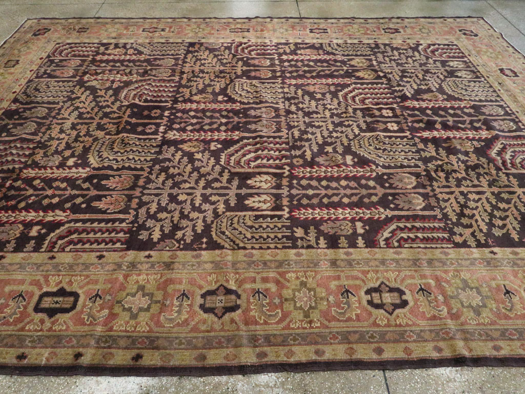 Antique Turkish Oushak Carpet, No.8507 - Gsblank