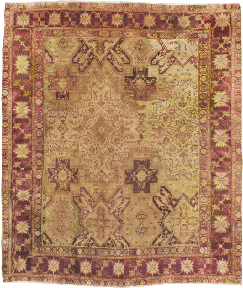 Antique Indian Agra Carpet, No.8526 - Gsblank