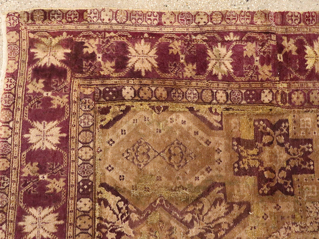 Antique Indian Agra Carpet, No.8526 - Gsblank