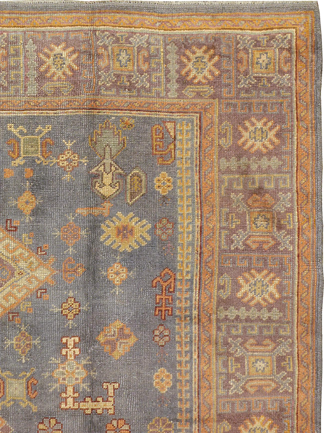 Antique Turkish Oushak Carpet, No.8527 - Gsblank