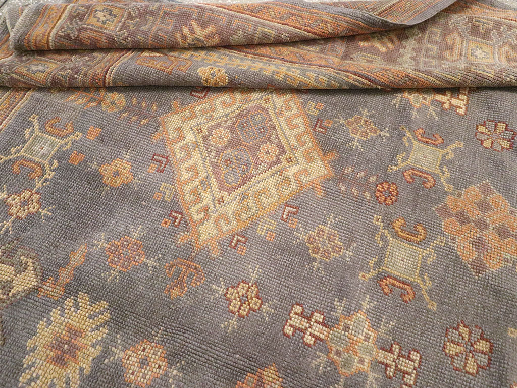 Antique Turkish Oushak Carpet, No.8527 - Gsblank