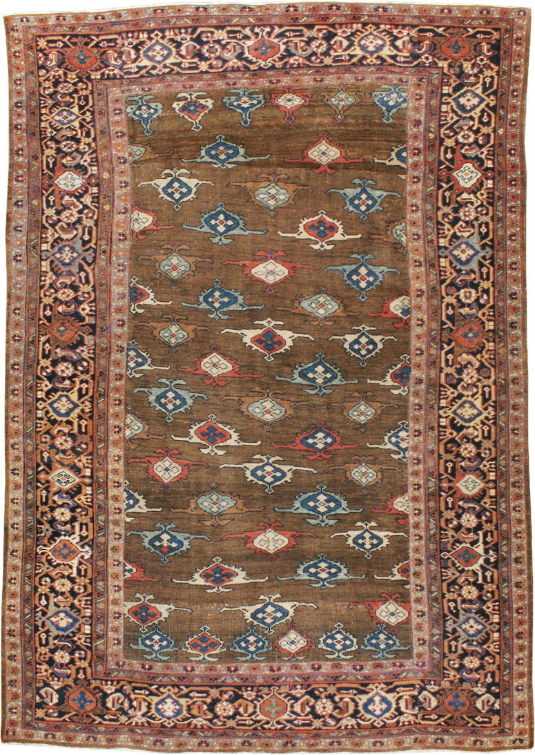 Antique Persian Mahal Carpet, No.8538 - Gsblank